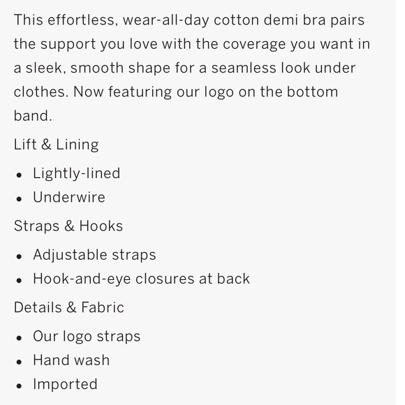 Victoria’s Secret THE T-SHIRT Denim Blue Lightly-lined Demi Bra 34dd - Picture 8 of 9